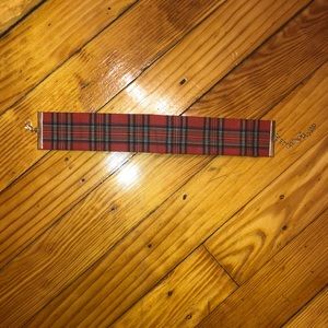 F21 Plaid Choker